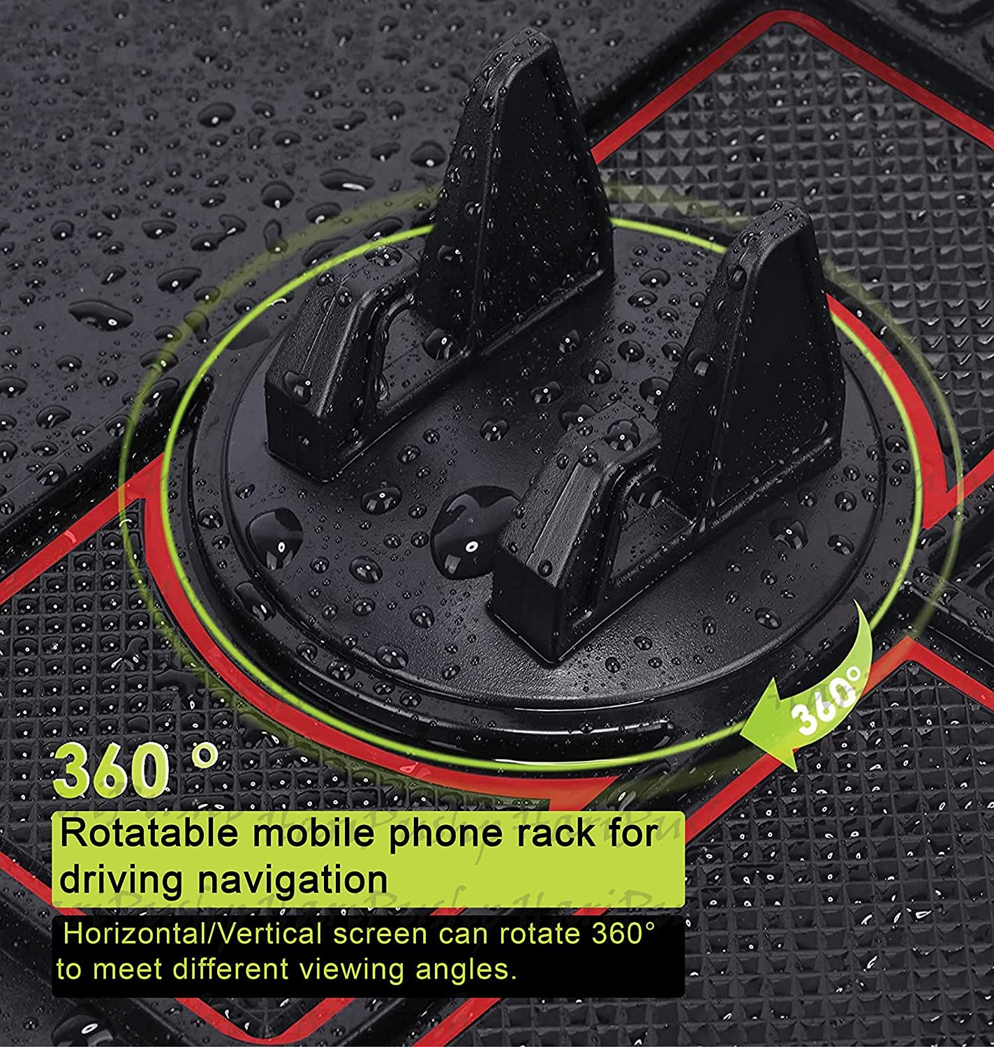 Car Dashboard Phone Mat with rotating holder - photo 3 alternate